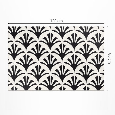 Pvc rug Monochromatic regular pattern
