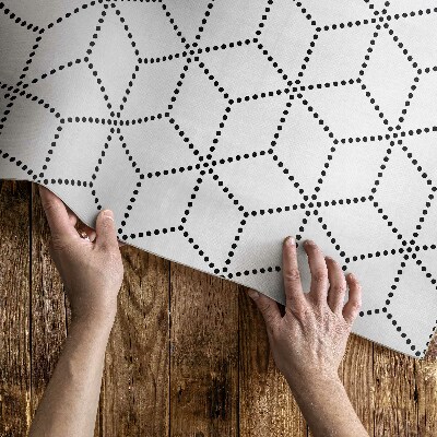 Pvc rug Cubes cube 3d modern dots