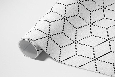 Pvc rug Cubes cube 3d modern dots