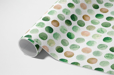 Pvc carpet Watercolor dots painted round boho