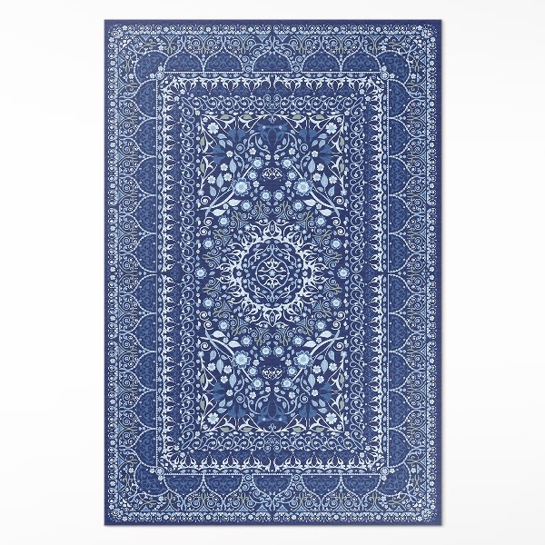 Vinyl floor rug Decorative pattern in antique style