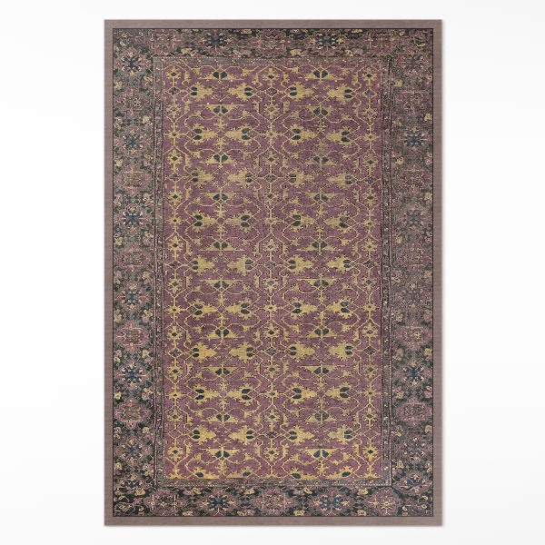Vinyl rug Carpet with imitation dirty pink
