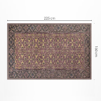 Vinyl rug Carpet with imitation dirty pink
