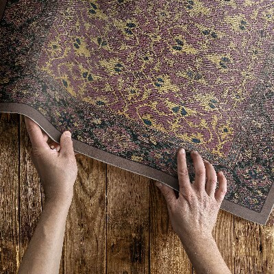 Vinyl rug Carpet with imitation dirty pink