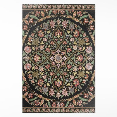 Vinyl rug Colorful hippies pattern