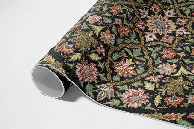 Vinyl rug Colorful hippies pattern