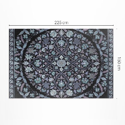 Vinyl floor rug Mandala