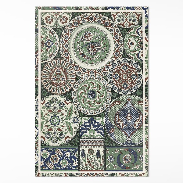 Pvc rug Mandalas by Albert Racinet