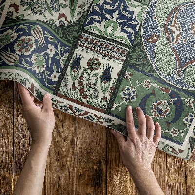 Pvc rug Mandalas by Albert Racinet