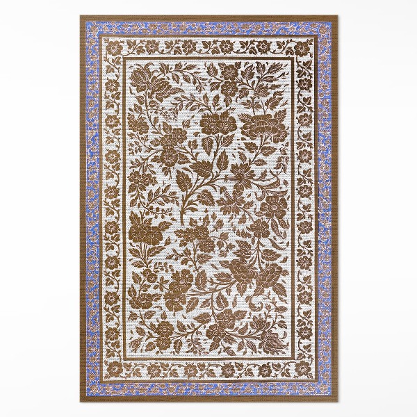 Vinyl floor rug Sir Matthew Digby Wyatt botanical pattern