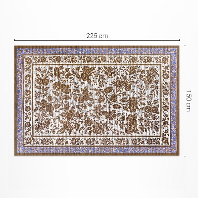 Vinyl floor rug Sir Matthew Digby Wyatt botanical pattern