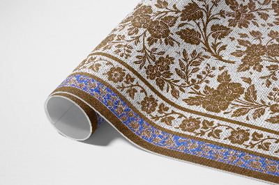 Vinyl floor rug Sir Matthew Digby Wyatt botanical pattern