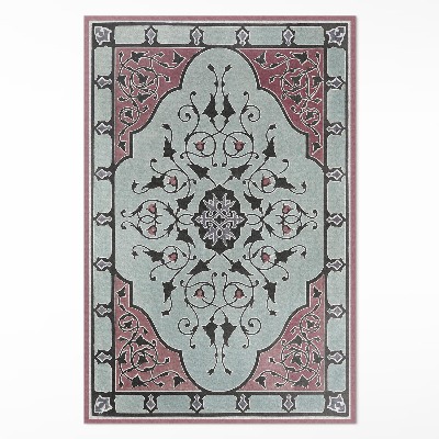 Vinyl rug Sir Matthew Digby Wyatt pink ornament