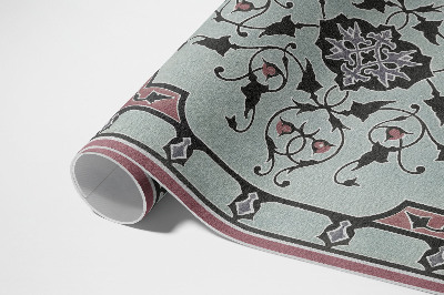 Vinyl rug Sir Matthew Digby Wyatt pink ornament