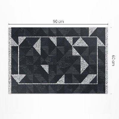 Vinyl floor rug Mosaic geometric pattern vintage