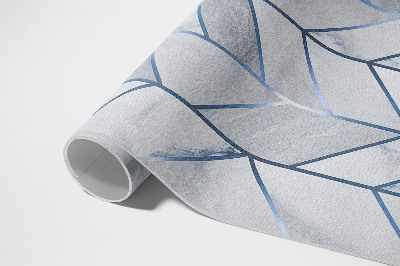 Pvc rug Geometric lines light marble glamour