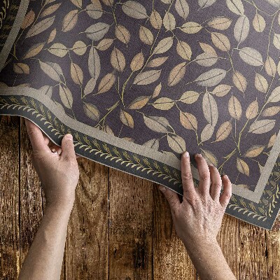 Pvc carpet Autumn leaves vegetation vintage