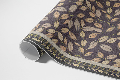 Pvc carpet Autumn leaves vegetation vintage