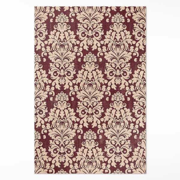 Pvc rug Regular plant ornament vintage style