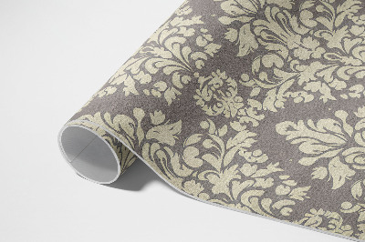 Pvc carpet Thick plant motifs ornament vintage