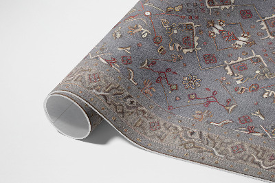 Pvc rug Vintage pattern in old Persian style