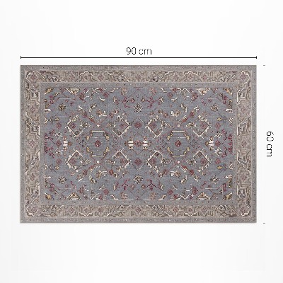 Pvc rug Vintage pattern in old Persian style