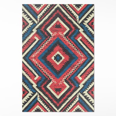 Pvc rug Decorative pattern in vintage Indian style