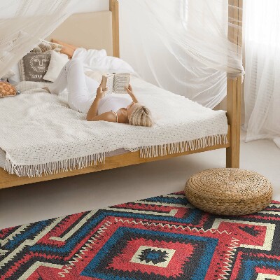 Pvc rug Decorative pattern in vintage Indian style