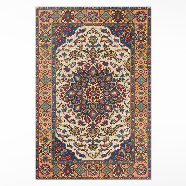Pvc rug Decorative plant ornament Turkish style