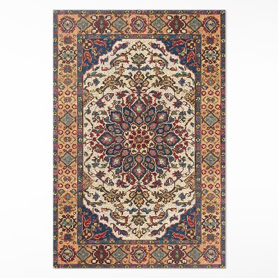 Pvc rug Decorative plant ornament Turkish style