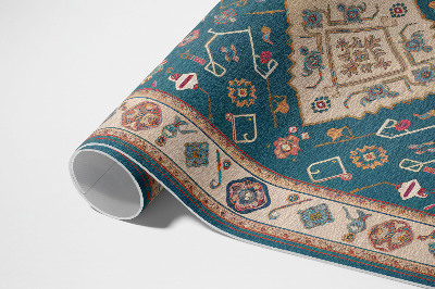 Pvc rug Persian pattern illustration oriental style