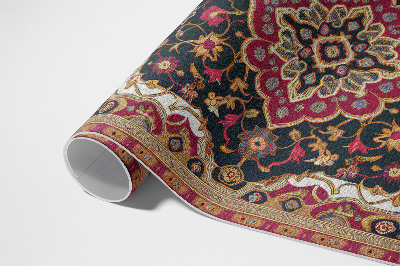 Pvc carpet Plant ornament in Persian style