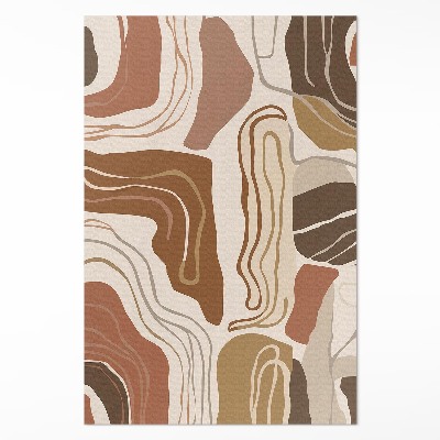 Pvc carpet Pastel boho lines and spots