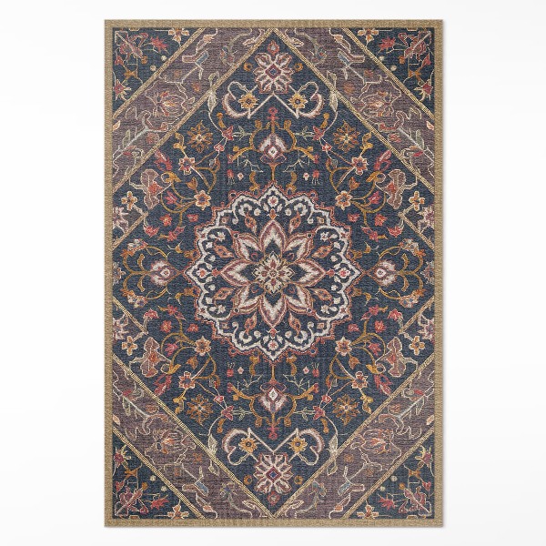Vinyl floor rug Richly decorated ornament in Turkish style