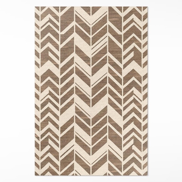 Pvc rug Indian pattern boho decorative footprints