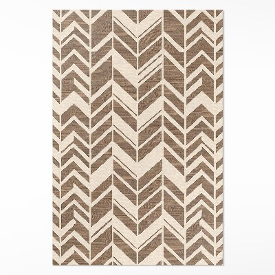 Pvc rug Indian pattern boho decorative footprints