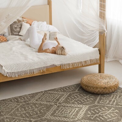 Pvc rug Retro inspiration in Aztec style