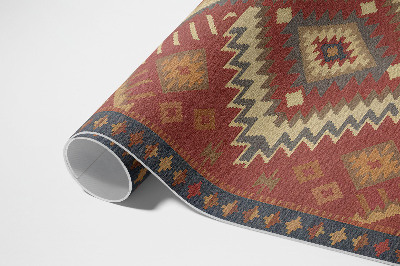 Vinyl floor rug The harmony of Aztec geometric figures