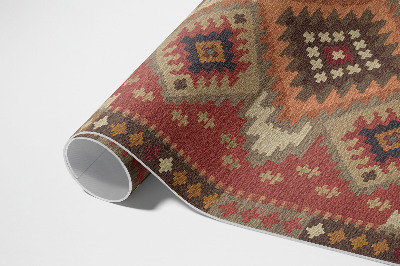 Pvc rug The geometric precision of Aztec art