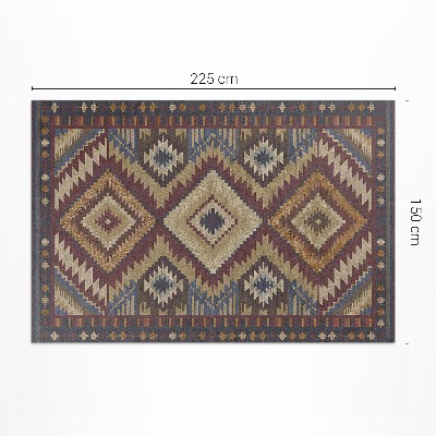 Pvc carpet Ancient Aztec patterns full of symmetry