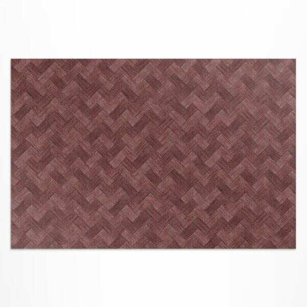 Vinyl carpet Trendy herringbone pattern woven parquet