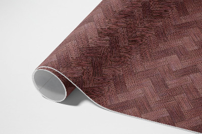 Vinyl carpet Trendy herringbone pattern woven parquet
