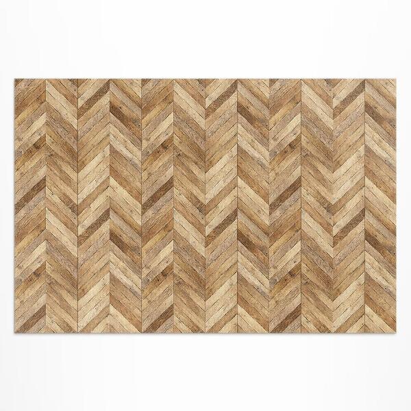 Vinyl carpet Trendy herringbone pattern wooden trendy parquet