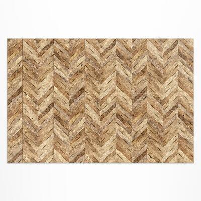 Vinyl carpet Trendy herringbone pattern wooden trendy parquet