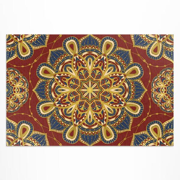 Vinyl carpet Richly decorated mandala oriental pattern