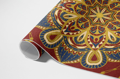 Vinyl carpet Richly decorated mandala oriental pattern