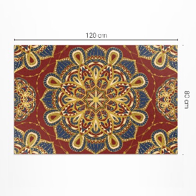 Vinyl carpet Richly decorated mandala oriental pattern