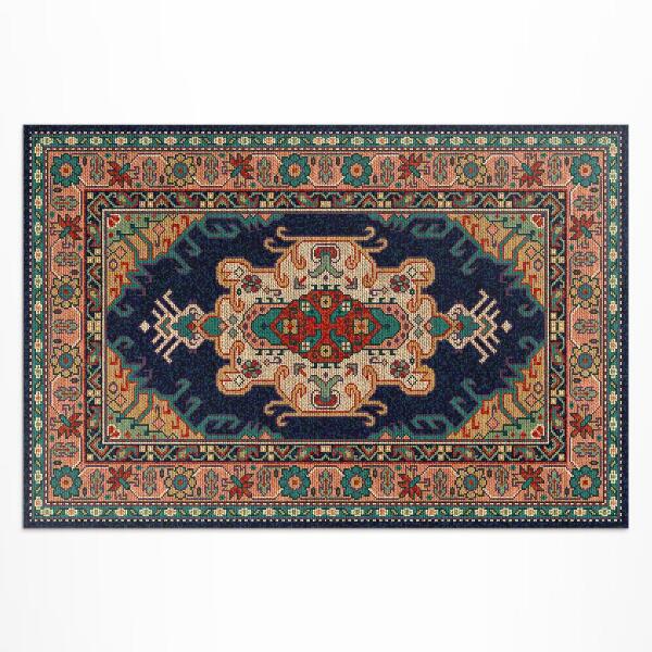 Vinyl carpet Oriental ornament in Persian style