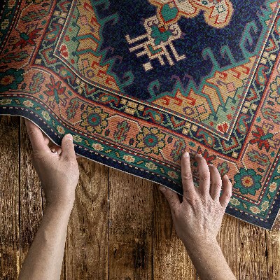 Vinyl carpet Oriental ornament in Persian style
