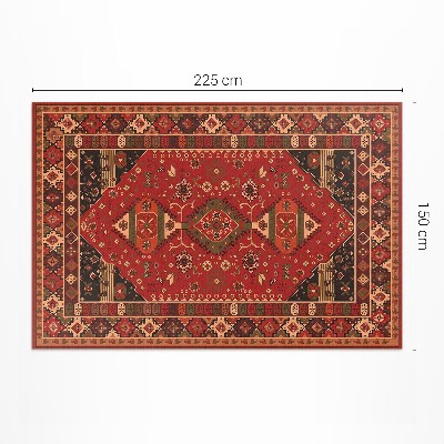 Vinyl carpet Vintage floral motifs in antique style